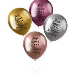 Chrome Balloner, "Hugs, Kisses & Birthday Wishes!"