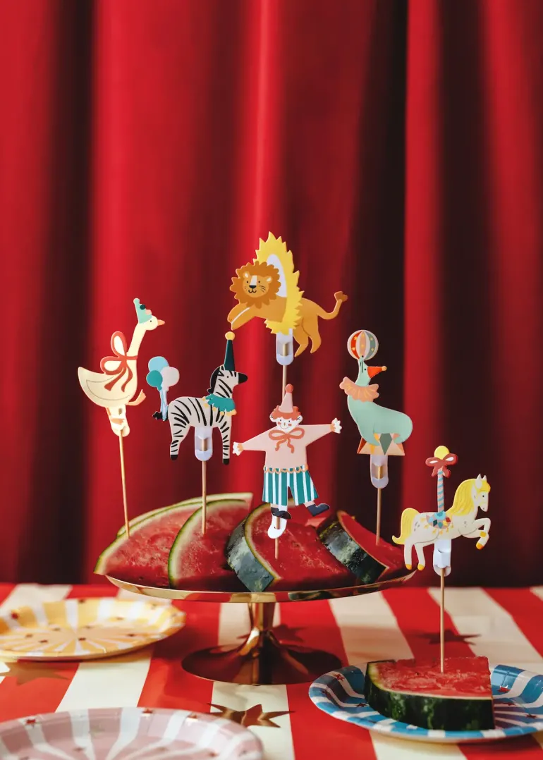 Cirkus Kagetoppers, 6 stk.