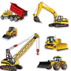 Construction Skilte 6 stk.