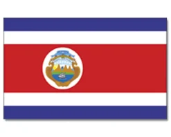 Costa Rica's flag 90 X 150cm.