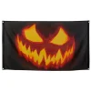 Creepy Græskar Banner, 150 x 90 cm