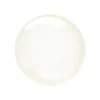Crystal Clear Gul Kugle Ballon, 25 cm