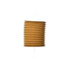 Cylinder Papir Lanterne i Guld, 16 cm