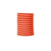 Cylinder Papir Lanterne i Rød, 16 cm