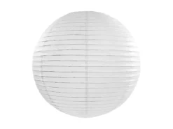 Dekorativ Hvid Rispapir Lanterne, 45 cm