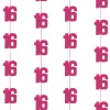 Dekosnore - Pink Glitz Fødselsdag, 16 År