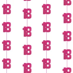 Dekosnore - Pink Glitz Fødselsdag, 18 År