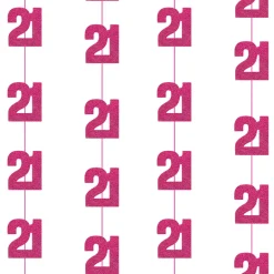 Dekosnore - Pink Glitz Fødselsdag, 21 År