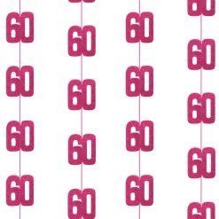 Dekosnore - Pink Glitz Fødselsdag, 60 År