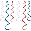 Deko Swirl: Rød, Blå & Hvid