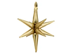 3D Folie Ballon Stjerne, 105 cm, Guld