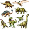 Dinosaur Cutouts, 8 stk.