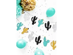Dinosaur Party - DIY Kaktus Guirlande