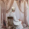 Draperingsstof i Natur Brun, 150 x 210 cm