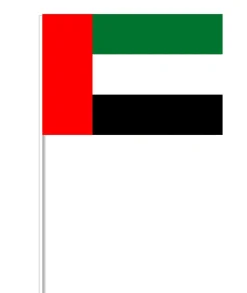 Dubai Papirflag på Pind, 27 x 20 cm