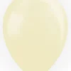 Elfenben Balloner Naturlatex, Metallic 50 stk.