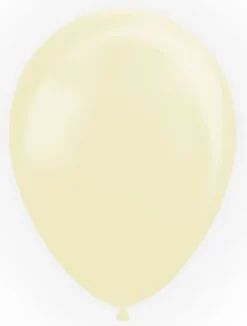 Elfenben Balloner Naturlatex, Metallic 50 stk.
