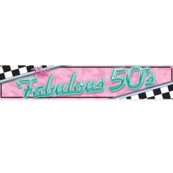 50'er Banner - "The Fabulous 50s"