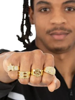 90'er Bling Fingerringe