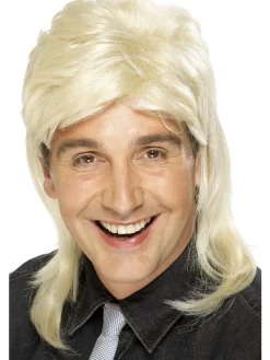80'er herre paryk blonde