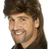 80'er herre paryk brun