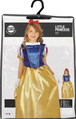 Eventyrprinsessekjole – Klassisk Snehvide inspireret Kostume til Piger (3–9 år)