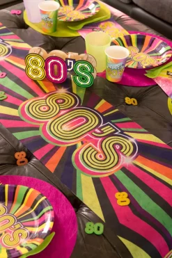 Farverig 80s Bordløber