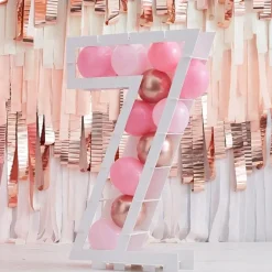 Fødselsdags Ballondekoration Tal Stander, "7"