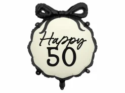 Fødselsdagsballon 50 År - Milestone Elegance
