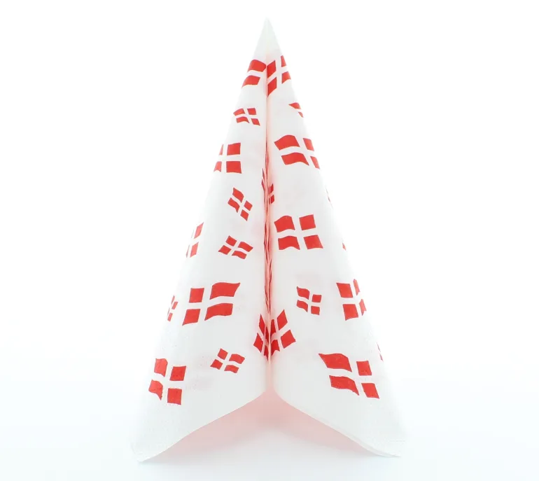 Fødselsdagsservietter m/Flag