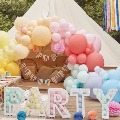 Festlige Dekorationer til Balloner, "PARTY" Mosaic