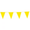 Flagguirlande 10 med gule vimpel flag (30cm X 20cm)