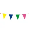 Flagguirlande 10M med 20multifarvede vimpel flag (30cm X 20cm)