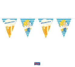 Flagguirlande 10M med Tyoler (Heidi) vimpel flag (27cm X 20cm)
