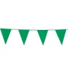 Flagguirlande 10M m/Mørkegrønne Vimpler (30 x 20 cm)