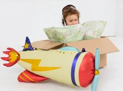 Flyvemaskine Folieballon, 91 x 39 cm