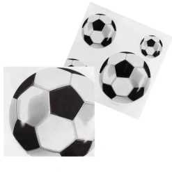 Fodbold Servietter, 20 stk. Bionedbrydelige