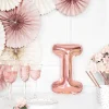 Folie Ballon Bogstaver ''I'', 35 cm, Rosegold