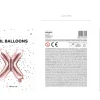 Folie Ballon Bogstaver ''X'', 35 cm, Rosegold