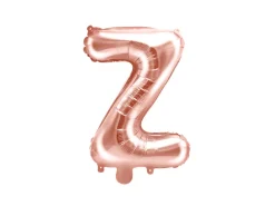 Folie Ballon Bogstaver ''Z'', 35 cm, Rosegold