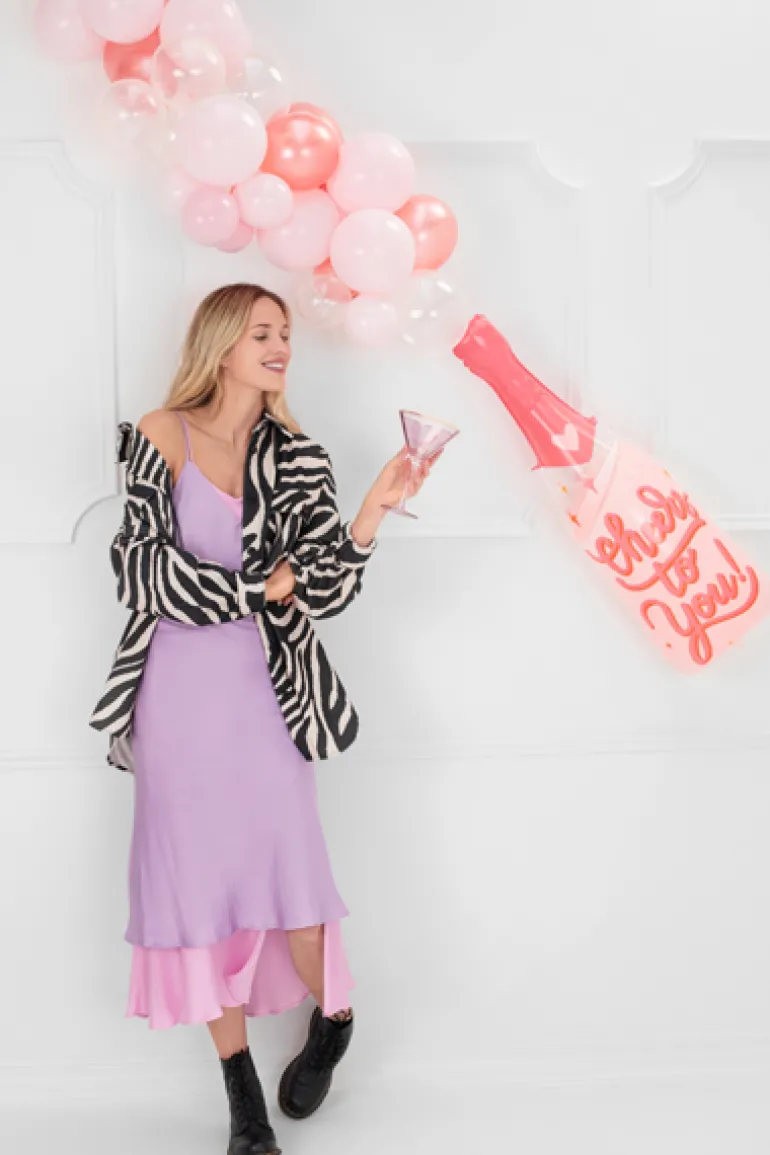 Folie Ballon Botle, 38 X 97 cm, Mix