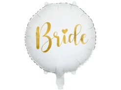 Folie Ballon Bride 45 cm, Hvid