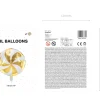 Folie Ballon Candy, 35 cm, Guld