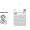 Folie Ballon &, 35 cm, Sølv