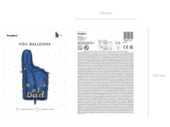 Folie Ballon #1 Dad, 44 X 82 cm, Mix