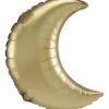 Folie Ballon - Guld Satin Halvmåne, 66 cm