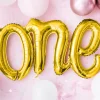 Folie Ballon One, 66 X 37 cm, Guld