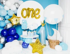 Folie Ballon One, 66 X 37 cm, Guld