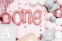 Folie Ballon One, 66 X 37 cm, Rosegold