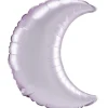Folie Ballon - Pastel Lyserød Satin Halvmåne, 66cm